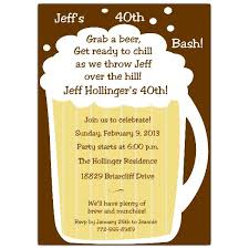 This involves a certain amount of customization, whether it's inserting event details into a premade template, or creating an invite from scratch. Beer Mug Birthday Invitations Birthday Invitations 40th Birthday Party Invites 40th Birthday Invitations