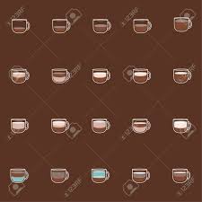 Coffee Ingredients Chart Illustration Coffee Cup Chart Food