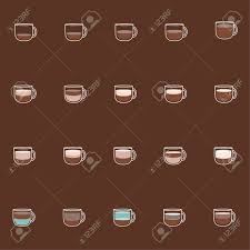 coffee ingredients chart illustration coffee cup chart food