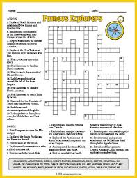 World Explorers Party Idea Crossword Puzzle Crossword Printable Crossword Puzzles