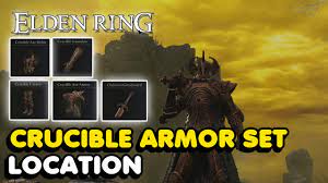 Elden Ring - Crucible Knight Armor Set Location (+ Ordovis's Greatsword) -  YouTube