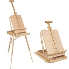 New Oil Painting Easel Sketch Box Portable Folding Durable Artist Tripod Wooden Ebay Portable Easel Wooden Easel Easel Painting