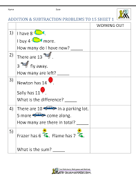 Thousands of parents and educators are turning to the kids' learning app that makes real learning truly fun. 1st Grade Addition And Subtraction Word Problems