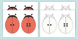 Проекты новости комиксы музыка вход. Ladybug Doubles Cut Outs