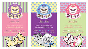 Your business card is an important part of a first impression. Cute Loot Business Cards 2014 By Cute Loot On Deviantart