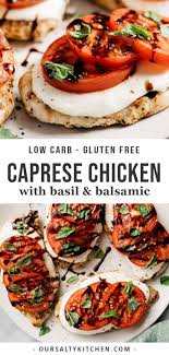 Classic Caprese Chicken Recipe Recipe Health Dinner Recipes Gluten Free Recipes For Dinner Recipes