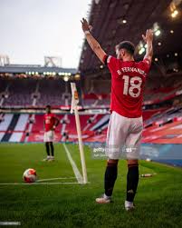 90.00 m €* sep 8, 1994 in maia, portugal. Bruno Fernandes Of Manchester United In Action During The Premier Manchester United Team Manchester United Football Club Manchester United