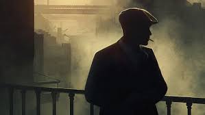 Arthur shelby getting chased on the motorbike. Hd Wallpaper Silhouette Of Person The Series Art Cillian Murphy Peaky Blinders Wallpaper Flare