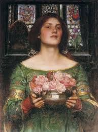Gather Ye Rosebuds While Ye May Waterhouse Painting 1909 Victorian British Painting John William Waterhouse Pre Raphaelite Art John William Waterhouse Waterhouse Paintings