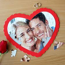 Two halves of the whole. Personalized Photo Puzzle Pieces Of Love Heart Valentine S Day Gift