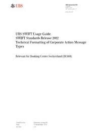 The full list of ubs swift / bic codes in singapore. Swift Formatting Guidelines Ubs Com Swift Formatting Guidelines Ubs Com Pdf Pdf4pro