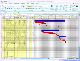 Gantt Chart Spreadsheet And 5 Gantt Chart Template For Excel