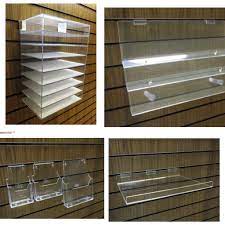 Slatwall Accessories Choose From Our Wide Range Of Slatwall Acrylic Accessories Whatever Your Retail Products We Shop Fittings Slat Wall Slatwall Accessories