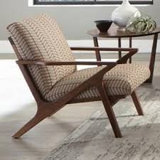 The mid century modern molded arm chair with wood leg is stylish, comfortable and lightweight. Jonathan Louis Sanibel Mid Century Modern Wood Accent Chair Fashion Furniture Exposed Wood Chairs
