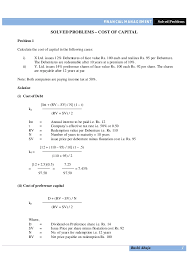 Vérifiez les traductions 'corporate financial management operating systems group' en français. 99700905 Cost Of Capital Solved Problems