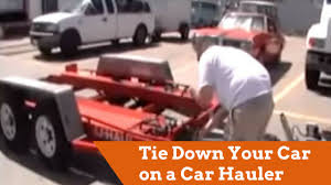 Posted on november 2, 2020 by admin. How To Tie Down Your Car On A Car Hauler Youtube