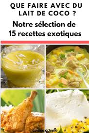 Que Faire Avec Du Lait De Coco Notre Selection De 15 Recettes Exotiques Recette Exotique Recette Lait De Coco Recettes De Cuisine