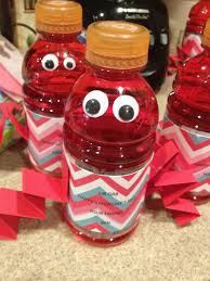 Fun Valentine Robots Made Using Bottles Of Red Gatorade Valentines Robots Valentines For Kids Valentine Fun