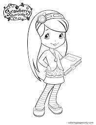 Show your kids a fun way to learn the abcs with alphabet printables they can color. Blueberry Muffin Holding On Notebook Coloring Pages Strawberry Shortcake Coloring Pages Coloring Pages For Kids And Adults