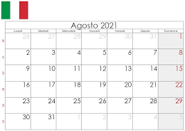 El caluroso agosto nos invita a descansar y disfrutar de la vida. Calendario Agosto 2021 Da Stampare2 Calendario Agosto Calendari Mensili