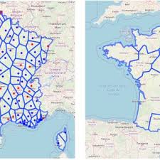 Satellite view street map weather forecast apple map open street map mapbox google maps esri map yandex map temperature labels. Maps Of France Divided Into Hospital Catchment Areas Then Aggregated Download Scientific Diagram