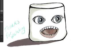 Orange and purple cube digital wallpaper, abstract, justin maller. How To Draw Marshmallow From Annoying Orange Youtube