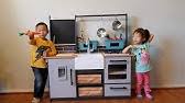 Shop for kidkraft uptown play kitchen online at target. Uptown Elite Espresso Play Kitchen With Ez Kraft Assembly Toy Demo By Kidkraft Youtube