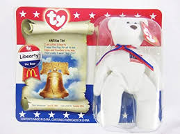 Amazon Com Mcdonald S 2000 Libearty The Bear Ty Beanie Baby Ger4t134d G54eg 4314175494