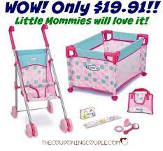 Graco Doll Play Set Only 19 91 Everything A Little Mommy Needs Baby Doll Strollers Baby Dolls Baby Doll Furniture