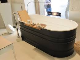 Stunning Galvanized Bathtub Very Modern Tub Or Stock Tank Cattle Trough On My Own And Bath Galvanized Bathtub Bathtub Design Modern Tub