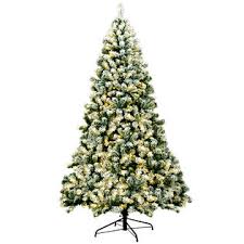 Shop for flocked christmas tree online at target. Costway 7 5ft Pre Lit Premium Snow Flocked Hinged Artificial Christmas Tree W 550 Lights