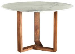 Table chairs benches product details top material: 48 W Round Dining Table Satwaria Marble Top Solid Acacia Wood Ergonomic Base Transitional Dining Tables By Noble Origins Llc Houzz