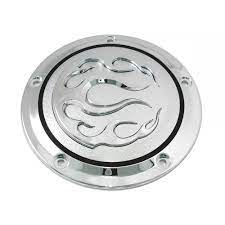 Hassle free returns · revzilla store credit · fast, free shipping Chrome 5 Hole Flame Derby Cover 42 0466 Vital V Twin Cycles