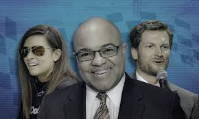 Drivers spent a seemingly interminable amount of time lapping the track at caution speed, while nascar attempted to sort out the leaderboard. Indy 500 Danica Patrick Dale Earnhardt Jr And Mike Tirico Lead Nbc