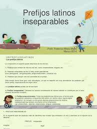 El diablo tiene siete caras (197 … inseparables (1988) (aka pacto de amor, mortalmente parecidos, una vez en la vida ). Prefijos Inseparables Latinos 4 6 Fmm 2014 Lexicologia Unidades Semanticas
