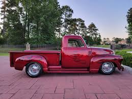 Image result for Red 1950 Truck