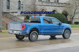 Explore, tough, power, capability and productivity features. 2021 Ford F 150 Tremor In Velocity Blue Metallic First Photos