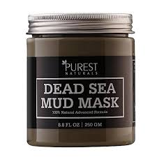 Purest Naturals Dead Sea Mud Mask Best Facial Mask For Acne Oily Skin Blackheads 100 Natural Organic Skin Cleanser Products Mud Mask Best Dead Sea Mud Mask