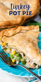Easy Turkey Pot Pie Recipe With Leftover Turkey Crazy For Crust Recipe Turkey Pot Pie Leftover Turkey Recipes Turkey Pot Pie Easy