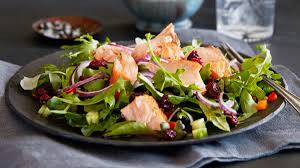 This is fancy enough to serve to company. Smoked Salmon Salad With Cranberries True North Seafood