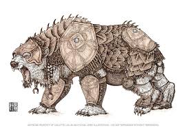 Iorek King Of The Ice Bears Arte De Osos Animales Imaginarios Dibujos De Armas