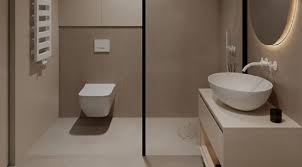 Kamar mandi minimalis dengan desain monokrom yang elegan. 11 Inspirasi Desain Kamar Mandi Modern Bisa Juga Kok Untuk Rumah Type 36 Skanaa