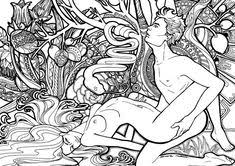 One of the very best coloring books of the nude figure it has lots of interesting details to concentrate on with thick and thin lines. Sam Pearson Darktowerseeker25 Profile Pinterest