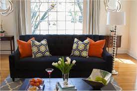 44 Stunning Navy And Orange Living Room 55 Orange Navy Gray Living Room 8 Living Room Orange Blue And Orange Living Room Living Room Decor Gray