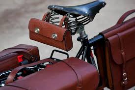 Handgemachte Fahrradtaschen Aus Leder Fahrradtasche Fahrrad Satteltasche