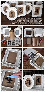 Burlap Wedding Table Numbers In White Frames Something Like This Cheryl Would Do Great Diy Wedding Table Table Numbers Wedding Diy Vintage Table Numbers