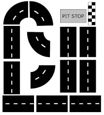 Free Printable Race Track Game Our Kid Things Car Tracks For Kids Race Track Racing