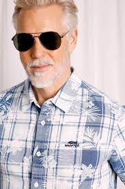 Nasser Vintage Wash Short Sleeve Check Shirt Light Denim