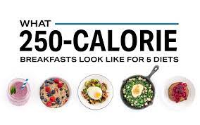 You may not think 250 calories will get you a lot of food, but it absolutely can. What 250 Calorie Breakfasts Look Like For 5 Diets Nutrition Myfitnesspal