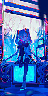Evangelion iphone wallpapers top free evangelion iphone. Hatsune Miku Vocaloid Miku Anime Wallpaper Hatsune Miku Hatsune Vocaloid Anime Wallpaper Cyberpunk Anime